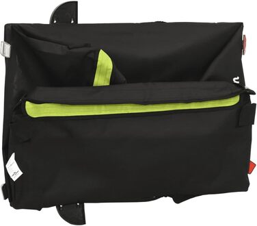 Причіп для велосипеда Gecheer, вантажний причіп, чорний пластиковий контейнер для перевезення вантажів, собак (124 x 62.5 x 52 см)