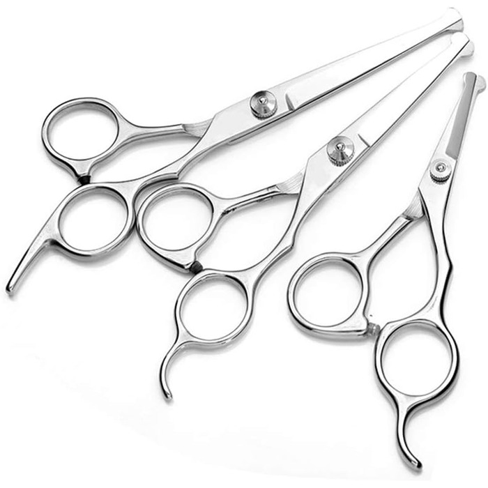 Набір для грумінгу тварин, професійний: ножиці, тример, витончувальні ножиці, безпечні закруглені кінці
