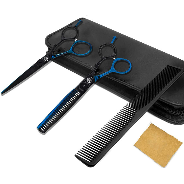 Професійні перукарські ножиці Purple Dragon 5.5 дюймів - набір для стрижки волосся для жінок та чоловіків