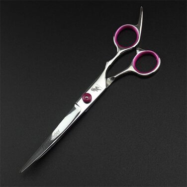 Ножиці для грумінгу тварин, ножиці для собак зі сталі, вигнутий триммер, DIY стрижка, 7 дюймів