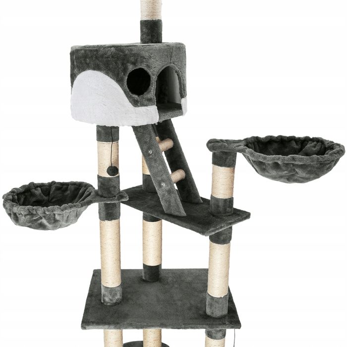 Стельовий кігтеточка-комплекс TecTake (висота понад 220 см)