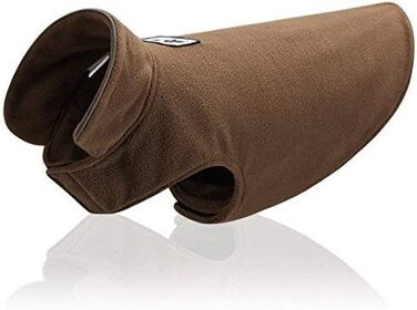 Зимовий теплий одяг для собак: теплий пуловер/куртка з бавовни (колір коричневий, розмір S)