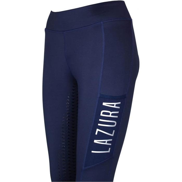 Лазура - Теплі рейтузи для верхової їзди для дітей та жінок Емілія | Утеплені термо-рейтузи з силіконовим повним обхватом | Рейтузи для верхової їзди для хлопчиків та дівчаток з флісовою внутрішньою стороною | Дитячі та жіночі рейтузи для верхової їзди (1