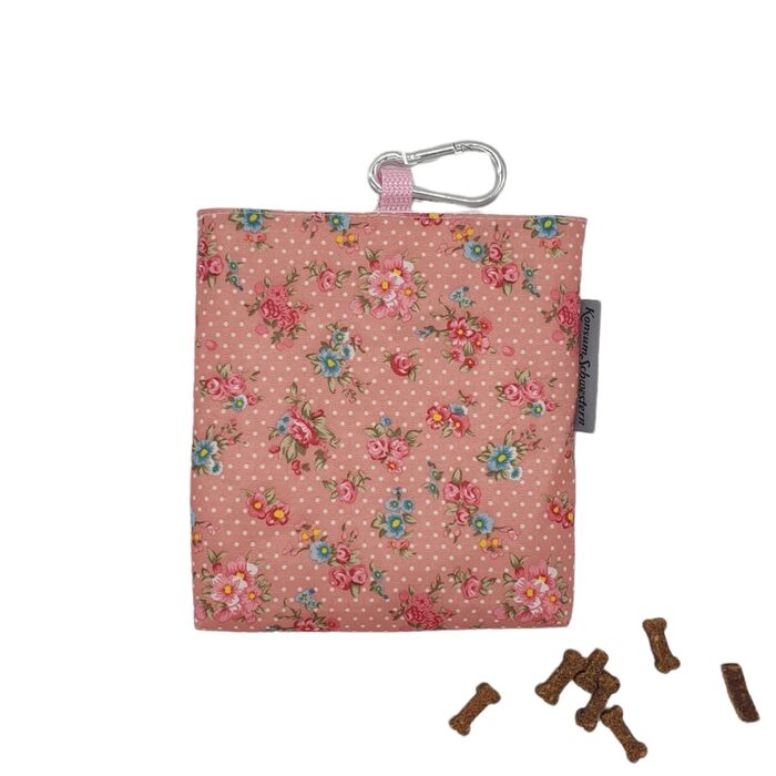 Сумка для собачих ласощів з магнітом та карабіном з ПВХ тканини - ROSEN AUF ROSA