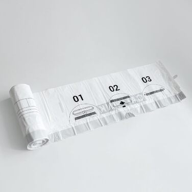 Лотки для котів CATLINK Baymax: самоочисні, 70л, 7-шарів захисту, з керуванням через додаток, розпізнавання кількості котів – білий (блакитний)