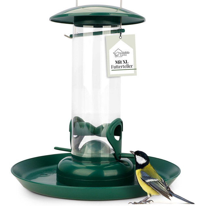 Пташник для диких птахів WILDLIFE HOME XL - годівниця для птахів, стійка до погодних умов, для саду та балкону