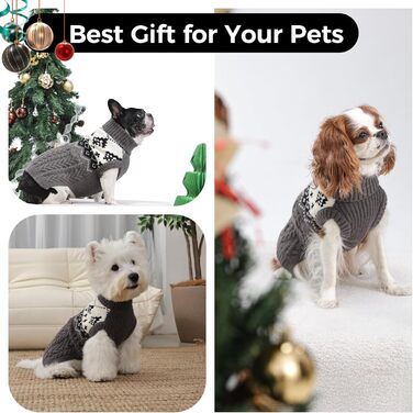 Теплий зимовий пуловер для собак, рожевий, для дрібних порід (Такса, Бостон Тер'єр), розмір 2XL