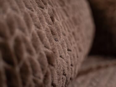 TrendPet VitaBed Style - Ортопедичне ліжко для собак, штучна шкіра зовні, м'яке всередині (80x70 см, Коричневе)