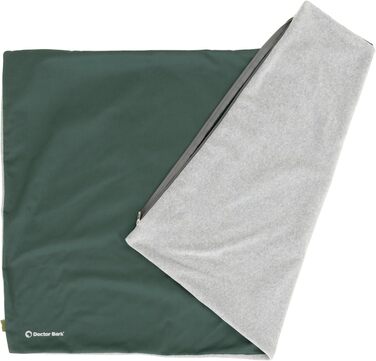М'яке ліжко для собак великих порід Doctor Bark GreenLabel - зелене, легко миється, зручне, для комфортного сну