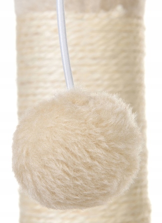 Когтеточка-вежа для котів з лежаком та стовпчиком Funfit Home&Office, 120 см