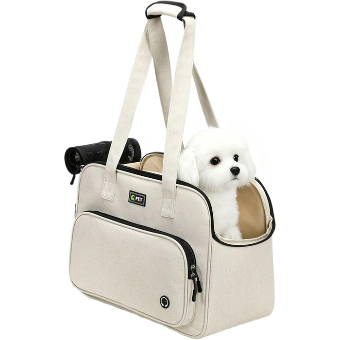 Сумка-переноска для собак | Дихаюча сітка, ремінь, легка переноска для собак, домашніх тварин, подорожей, до ветеринара, пікніків, покупок, щоденних поїздок на авто