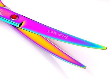 Набір для грумінгу домашніх тварин: професійні ножиці для собак та котів, ножиці для фінальної обробки, вигнуті ножиці, гребінець для грумінгу, набір для догляду за шерстю