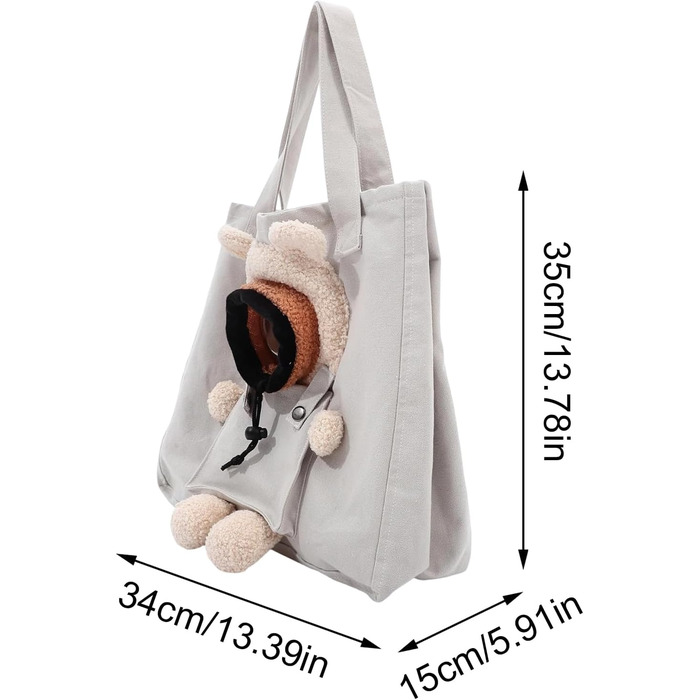 Сумка-переноска для тварин 13,8 дюймів, м'яка, дихаюча, з літерами | Стильна переноска для собак і котів, ідеальна для подорожей та візитів до ветеринара