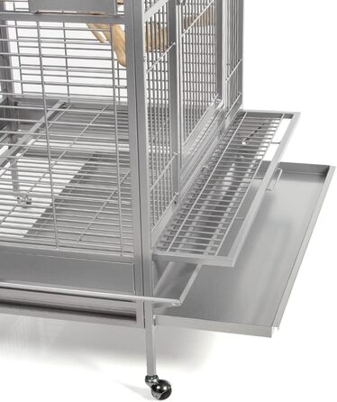 Папужача клітка XXL Montana Castell Nova Play Platinum 120x95x196 см