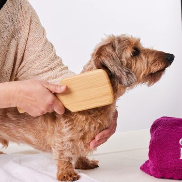 Щітка для собак Margot Schmitt з бамбука, GlanzFell