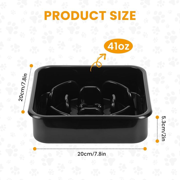 Підвищений годівниця для собак PETTOM (2 x 1.6L), 4 положення висоти, годівниця з нержавіючої сталі та миска для води без протікання, складна та неслизька годівниця для собак, підходить для великих та маленьких собак (миска для запобігання заковтування)