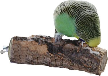 Сидячі жердочки Vogelgaleria для хвилястих папуг, набір пробних натуральних дерев'яних жердочок для клітки