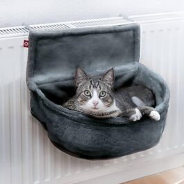 CanadianCat Company мішок для котів на батарею, антрацит, лежанка з регульованими кріпленнями