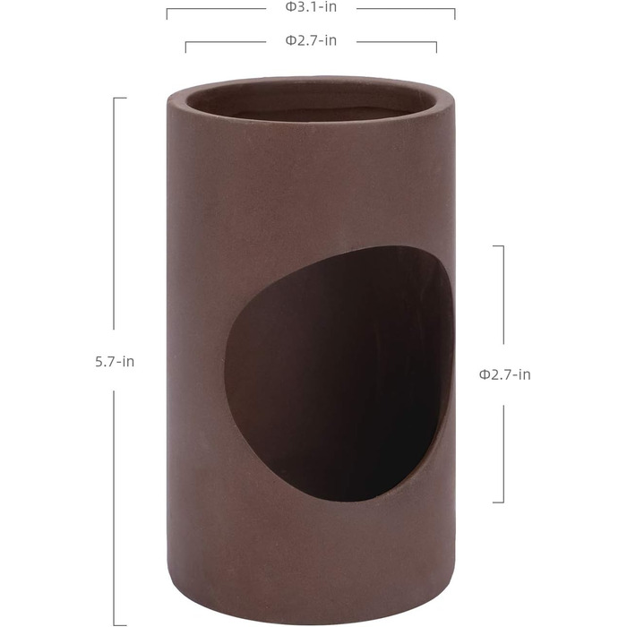 Тунель-притулок для хом'яків, мишей, щурів Niteangel Keramik (Великий)