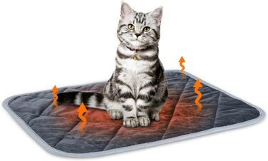 Самогріюча ковдра для котів та собак Nobleza, тепла підстилка, ковдра для собак, термоковдра, що переться