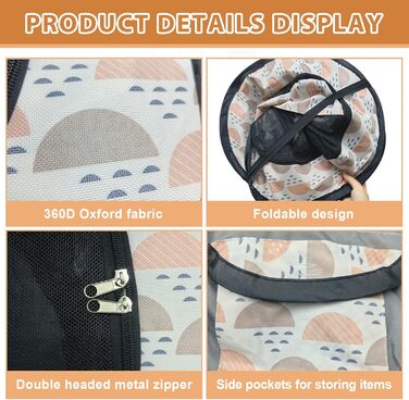 Клітка-забіг для цуценят, переносна огорожа для тварин, сірий колір, розмір M