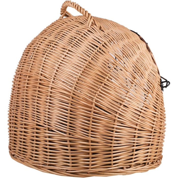 Кішка Будиночок Венге-Сірий, Корзина для кота з лози, Корзина для кота, Місце для собаки з ручкою