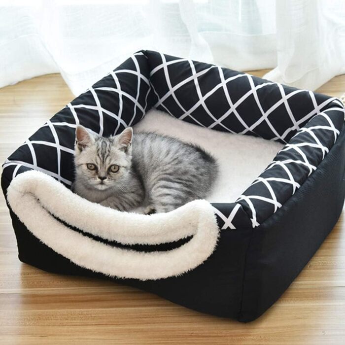 Будиночок-іглу для котів Yuly Katzenhaus, 2-в-1, м'який, для дому