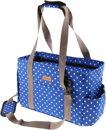 Транспортна сумка для тварин: переноска для собак та котів, сумка-переноска для подорожей, блакитна