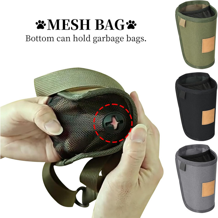 Набір для дресирування собак: сумка для ласощів, свисток, диспенсер для відходів, регульований