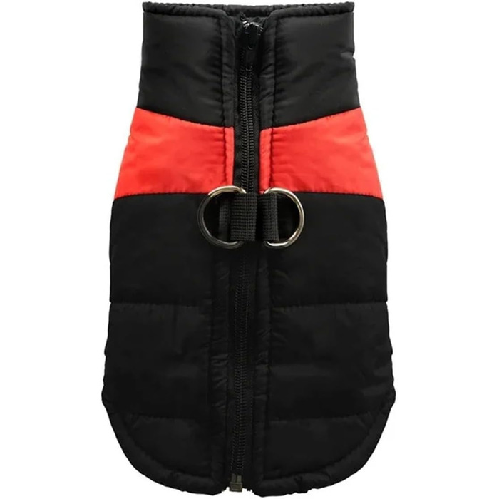 Водонепроникний теплий одяг для собак, зимова жилетка, куртка з підкладкою, для малих, середніх та великих собак (червоний, 4XL)