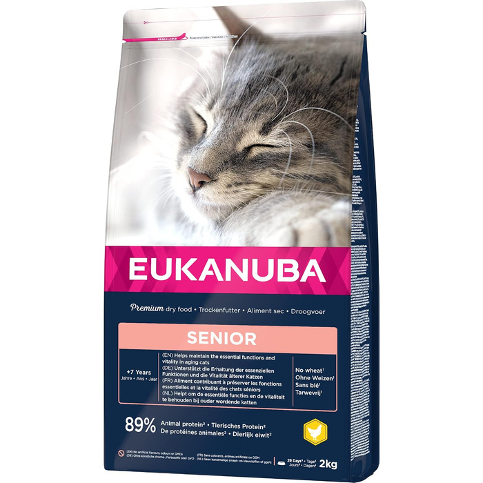 Сухий корм для літніх котів Eukanuba Senior, 10 кг