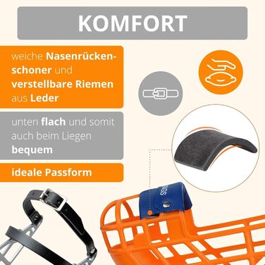 Нашийник-маска для собак AMATHINGS Super Kennel Soft з м'якою накладкою на ніс. Ідеально для вигулу, майданчиків для собак, вольєрів та перегонів (Рожевий)