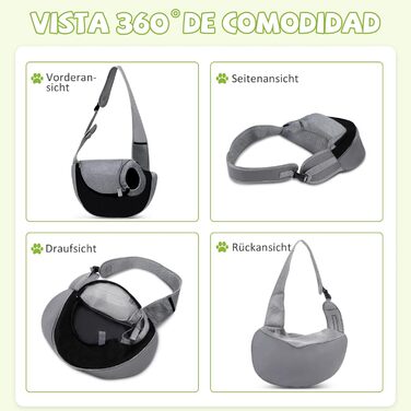 Сумка-переноска для собак та котів ALLSOPETS, блакитний Corgi, S, для подорожей та кемпінгу