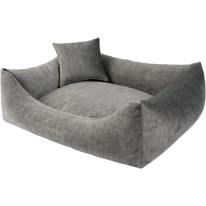 Крісло-лежанка для собак Vogue, розмір M (80x60 см), колір графіт