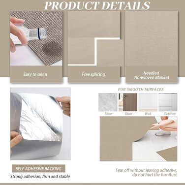 Килимок для дряпання котів, 200x40 см, бежевий. Килимок для стіни, килимок для котів, бежевий