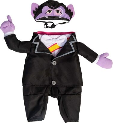 Костюм вампіра для собак Pet Krewe The Count | Сезам вулиця, костюми для собак та котів | S, M, L, XL