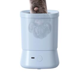 Автоматичний мийка лап для собак, 2 швидкості, синій колір. Догляд за лапами вдома, у подорожах, на природі