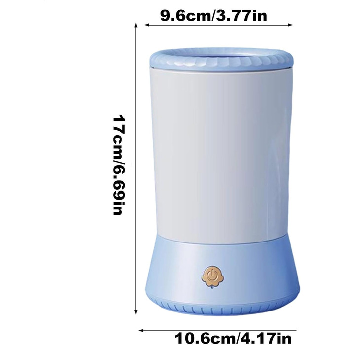 Автоматичний очищувач лап для собак USB, перезаряджається – чаша для миття лап домашніх тварин для собак і котів | Зручний догляд за кігтями для тварин, блакитний