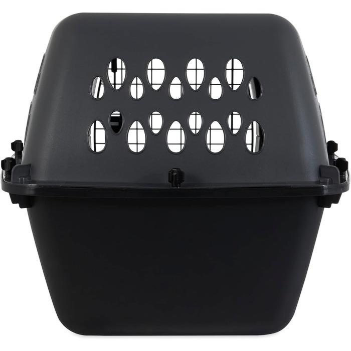 Кінець переноска для тварин Aspenpet Pet Porter 21085, традиційна переноска, для тварин вагою 7-9 кг, сірого кольору, розмір 61 x 42 x 37 см