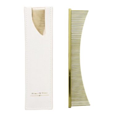 Щітка для котів Flohkamm для догляду за шерстю | Інструмент для видалення ковтунів для цуценят, довгошерстих порід, щоденний догляд, після купання (золота)