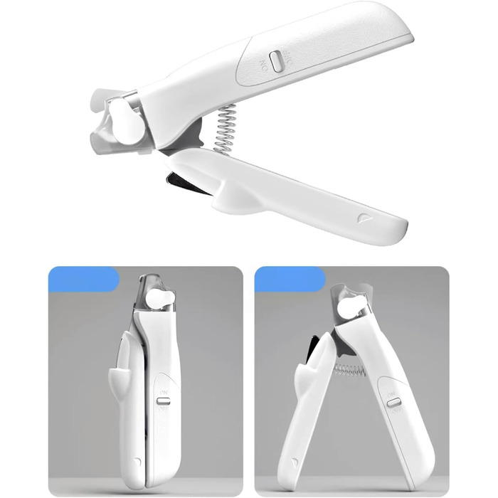 Триммер для собак і котів з LED-підсвічуванням. Запобігає розшаруванню кігтів. Інструмент для догляду за домашніми тваринами