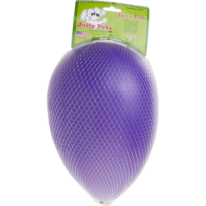 Іграшка для собак Jolly Pets Egg 30 см, фіолетова, велика