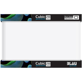 Акваріум Blau Aquaristic Cubic Panoramic 28 л, 40x25x28 см, панорамне скло