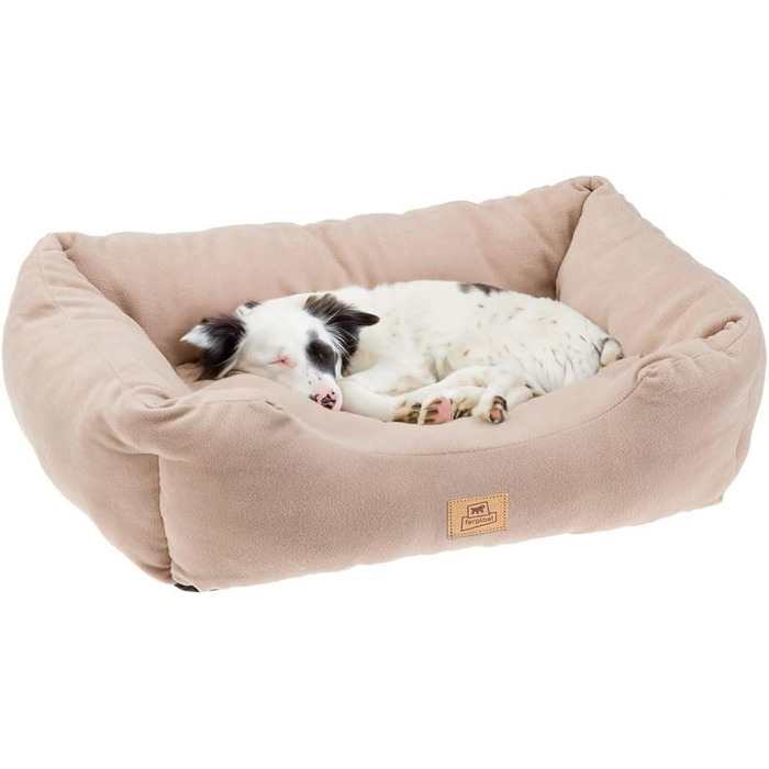 Клітка-ліжко для собак та котів Ferplast Coccolo, Microfleece, бежева (M, 66x50x20 см)