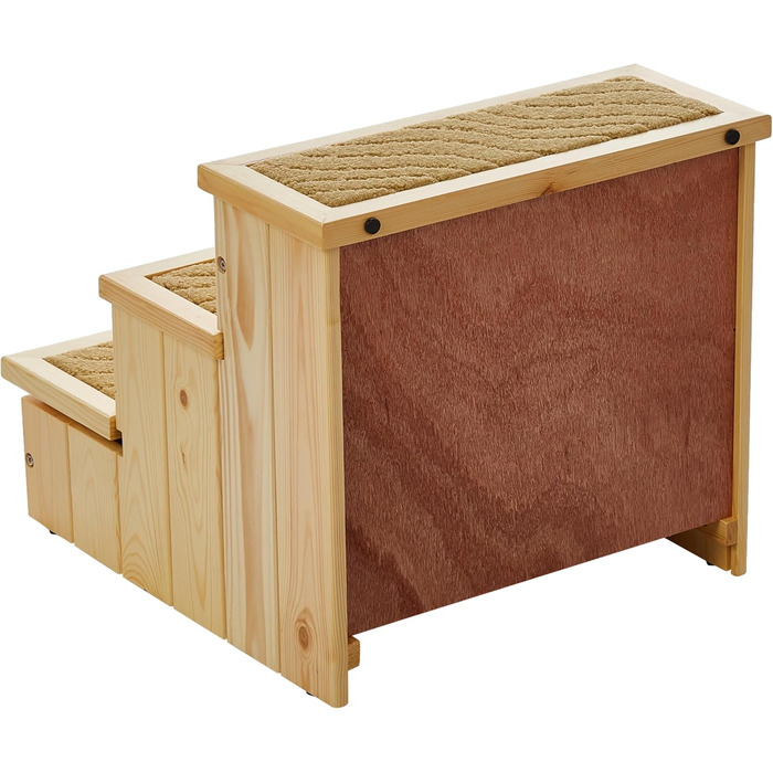 Сходи для домашніх тварин Trixie PetStair, 40×38×45 см, натуральне дерево