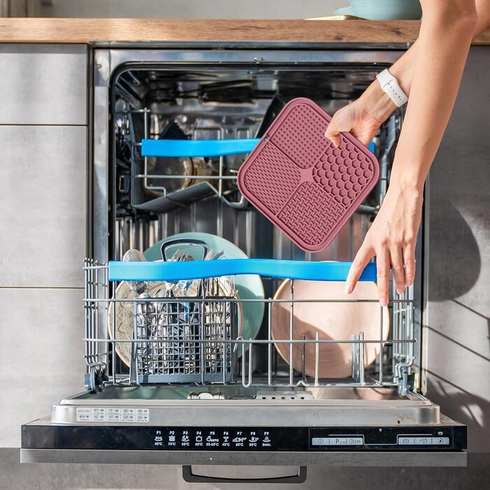 Килимок для собак ChefAide: повільна годівля, проти нудьги та тривоги, 21.6 x 21.6 см