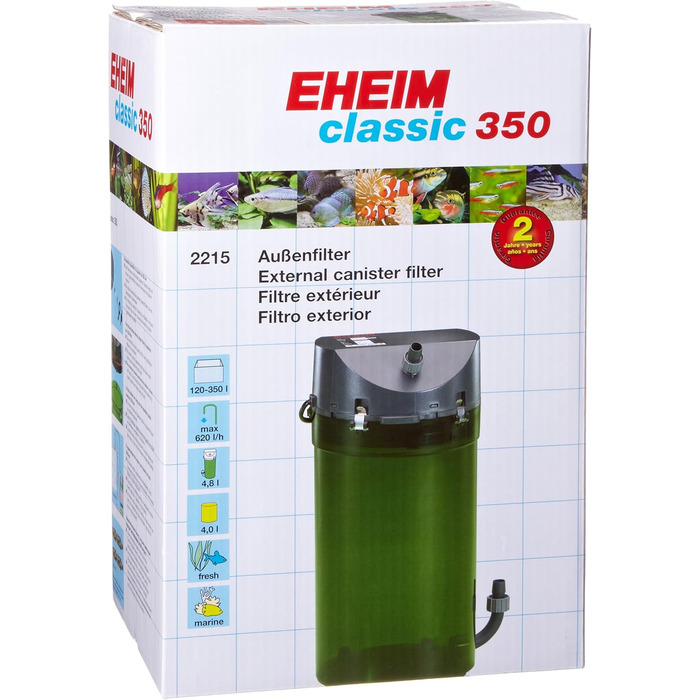 Зовнішній фільтр Eheim Classic 2215 для акваріума