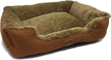 Ліжко для собак Nobleza, великі породи, корзина, диван, подушка, корзина, знімний чохол, 75 x 50 см