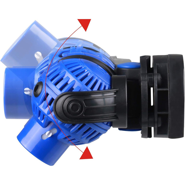 SunSun JVP-132 циркуляційна помпа для акваріума 8000 л/год, 12 Вт, з поворотною насадкою, магнітним кріпленням та регулятором потоку