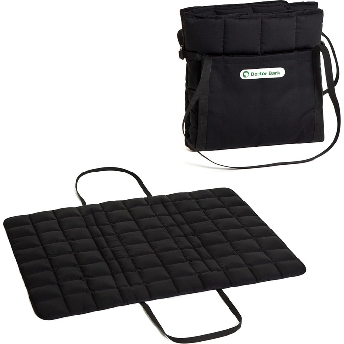 Сумка для подорожей з собакою Doctor Bark, ковдра, підходить для алергіків, 95°C, чорний, розмір L